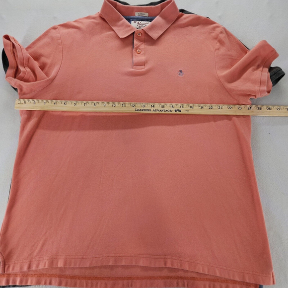 Bundle Of 2 Original Penguin Men's Classic Fit Polo Sz. XL Gray Pink Casual - Picture 3 of 9